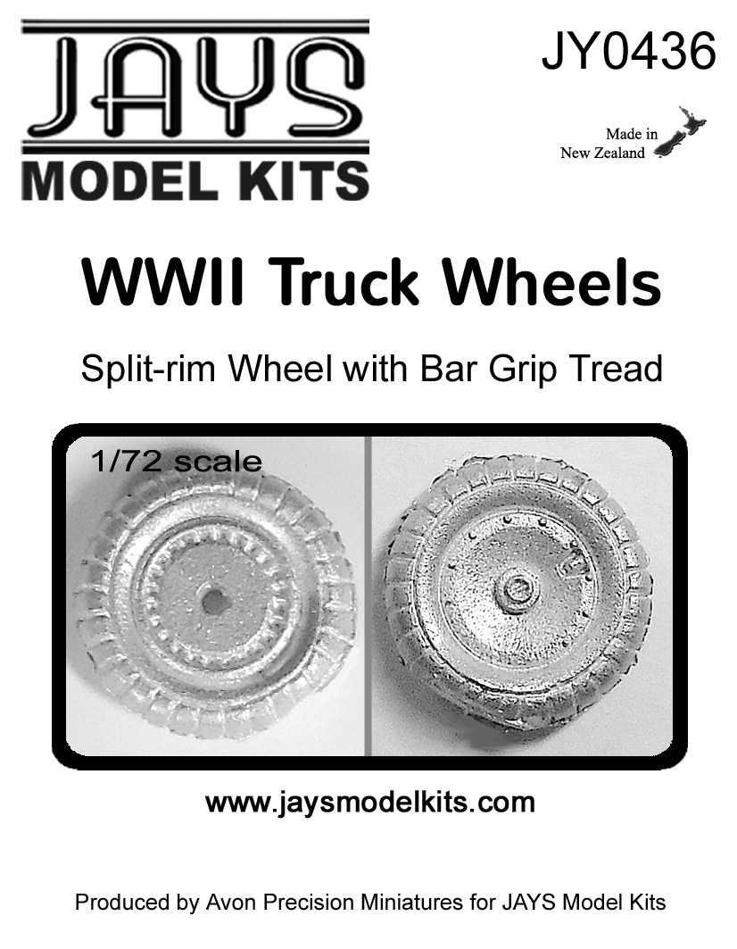 JY0436 World War II Truck Wheels Set (image for) JY0436 World War II Truck Wheels Set